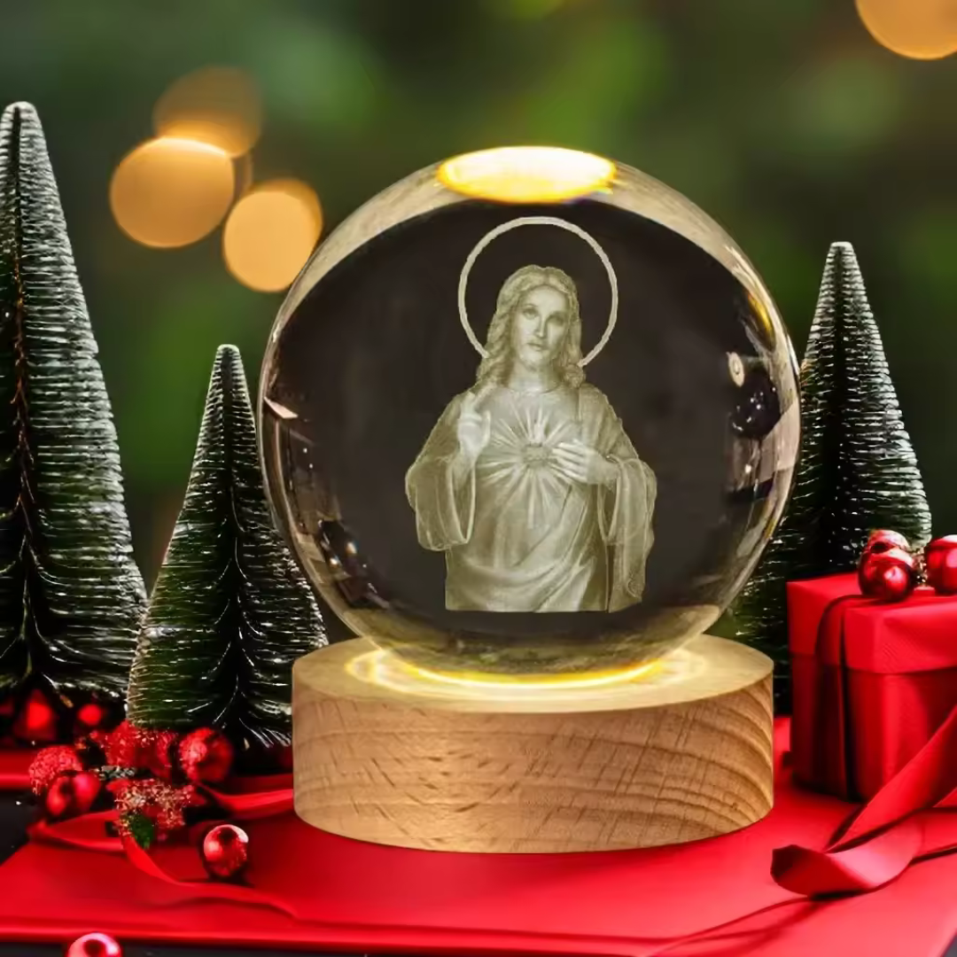 Lámpara Religiosa de Cristal