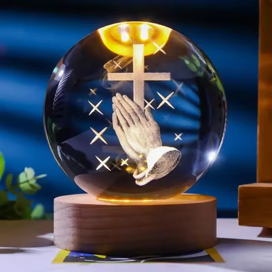 Lámpara Religiosa de Cristal