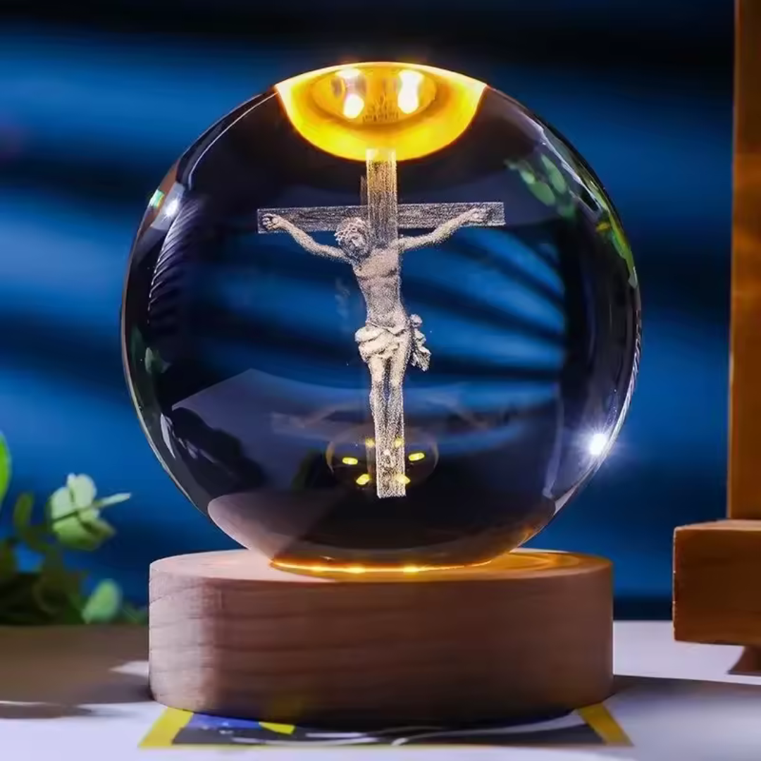 Lámpara Religiosa de Cristal