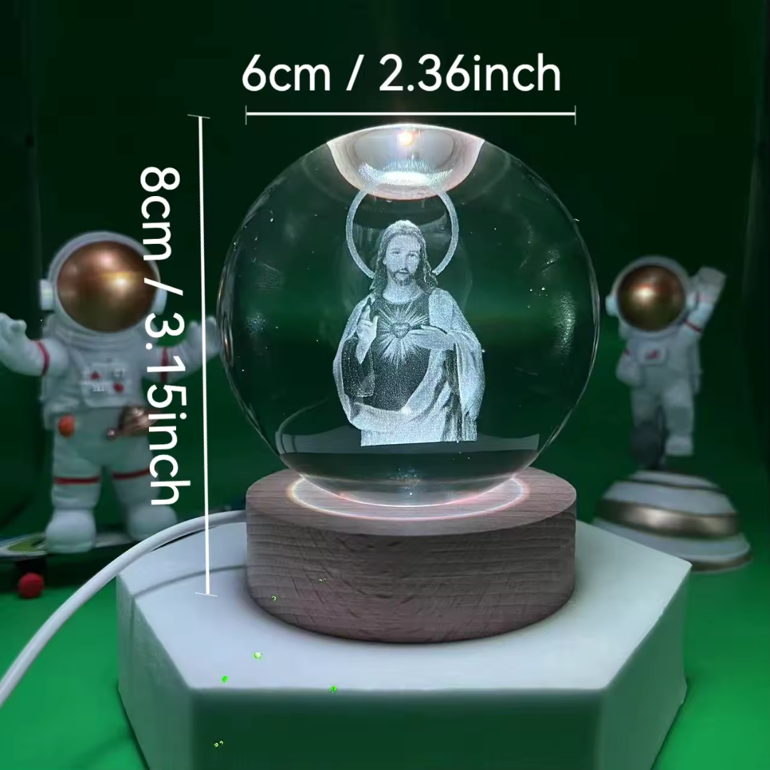 Lámpara Religiosa de Cristal