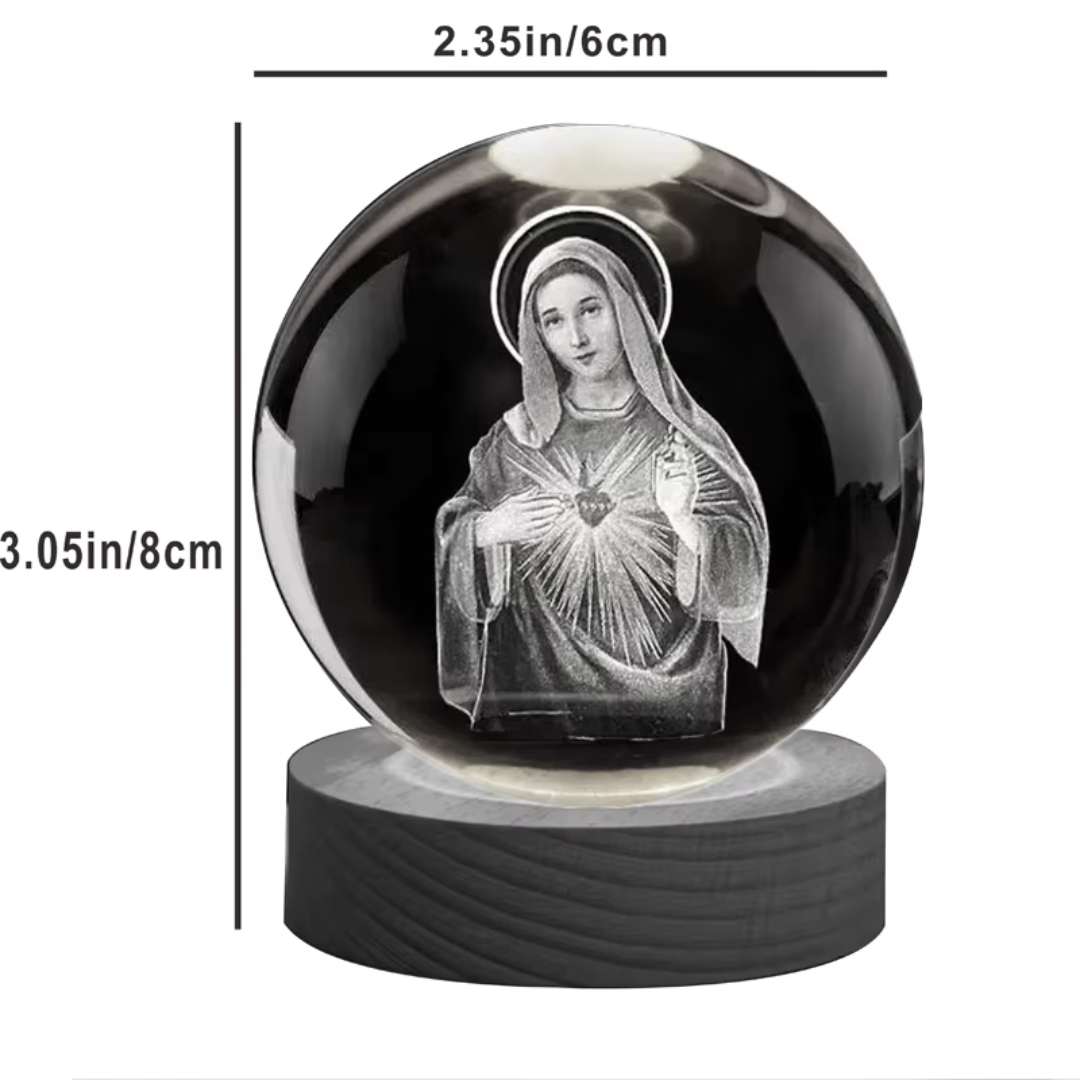 Lámpara Religiosa de Cristal