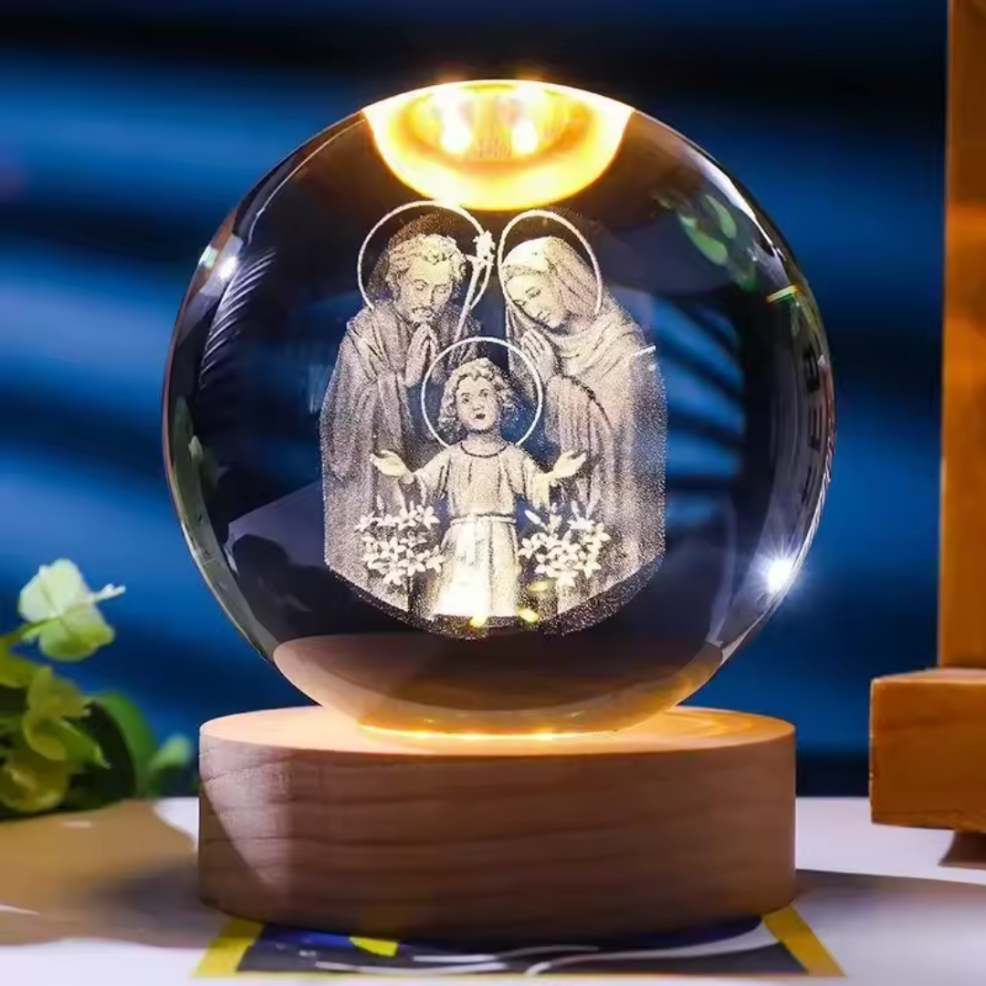 Lámpara Religiosa de Cristal