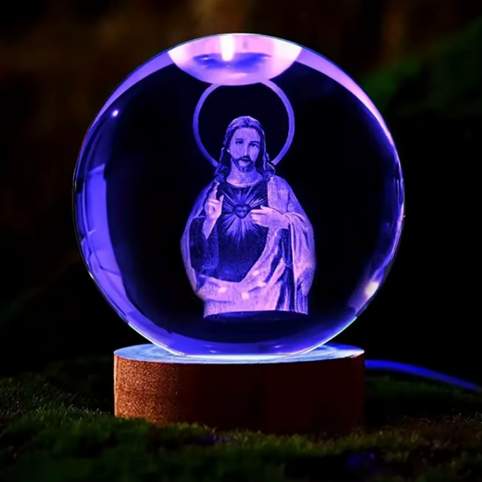 Lámpara Religiosa de Cristal